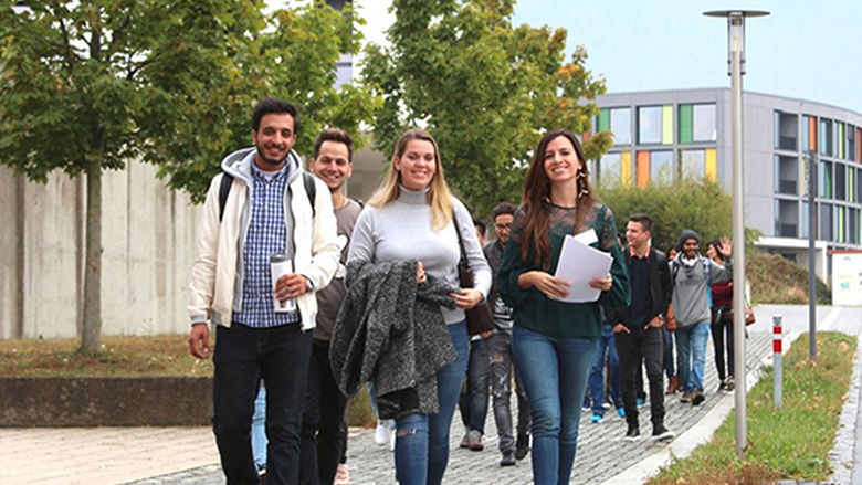 Students at Hof University