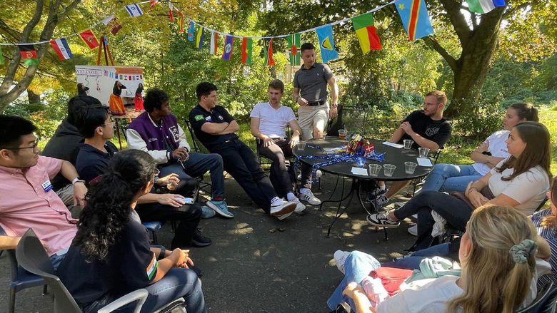 Penn State Abington students hosted their counterparts from Germany's Hof University