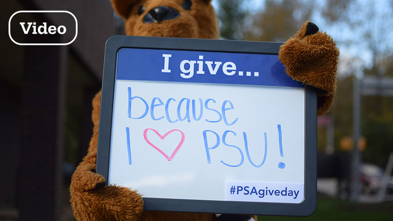 i give because i love psu