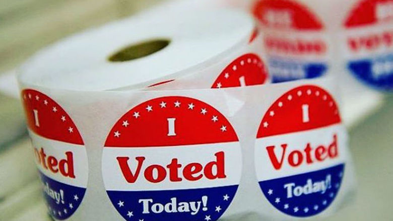 Voting stickers