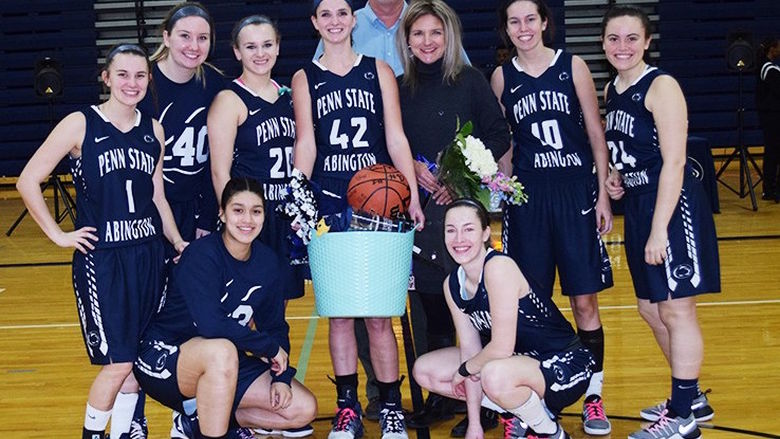 women's basketball Abington