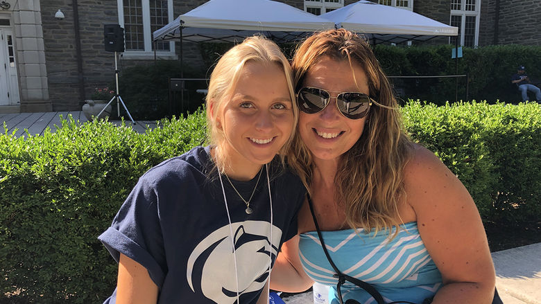 Mom and daughter