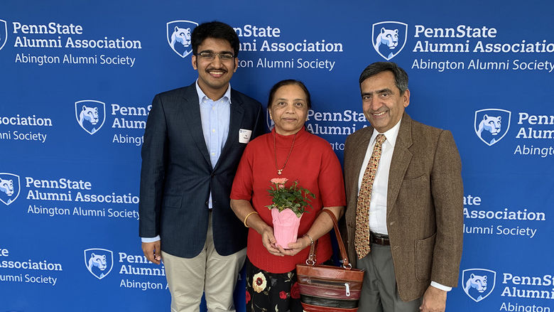 Rajaram Ramesh with Chandrashekhar and Anita Pendharkar