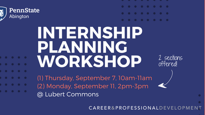 Internship planning workshop