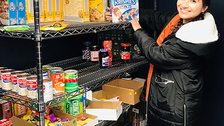 woman in lionshare pantry
