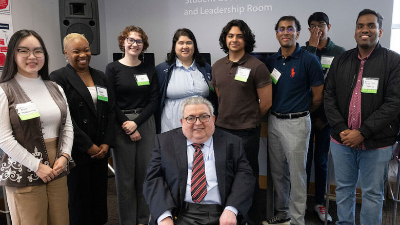 People standing in room