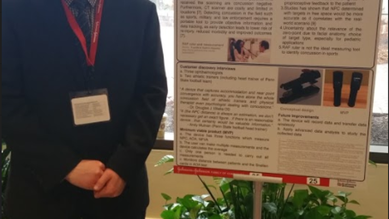 Engineering student Dmytro Suprun