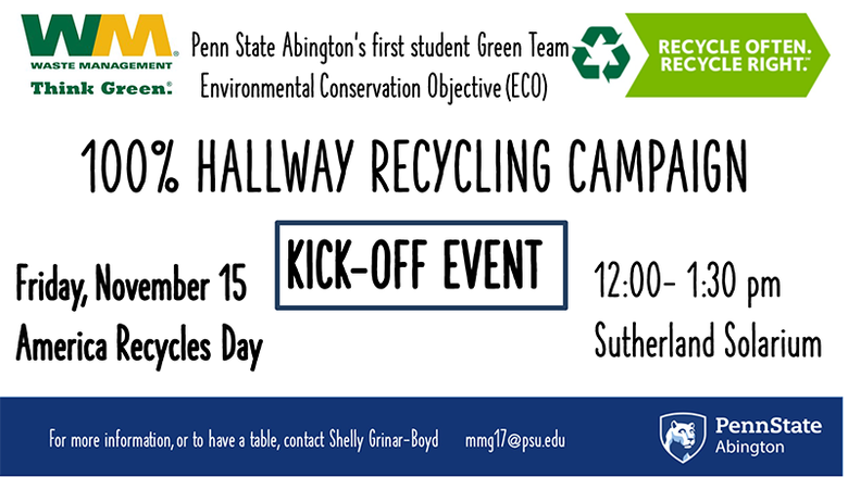 recycling flyer