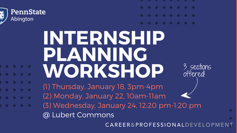 Spring 2018 Internship Planning