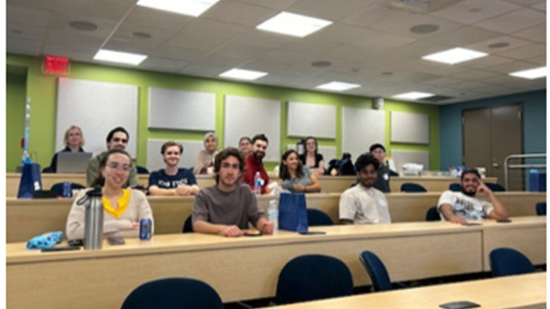 Students in a classroom