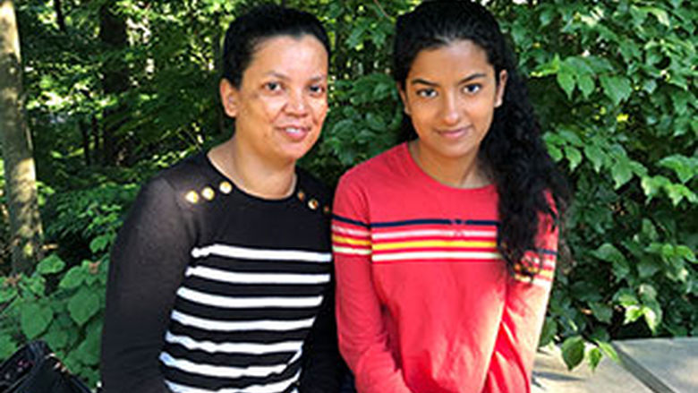 Mother and daughter