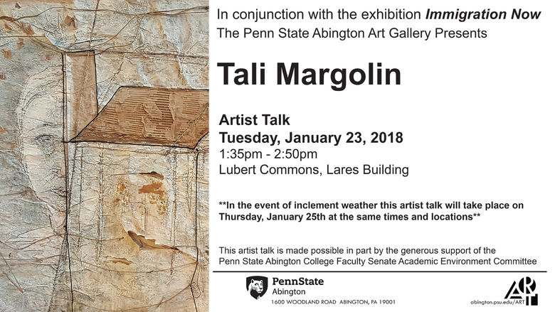 Tali Margolin Artist Talk