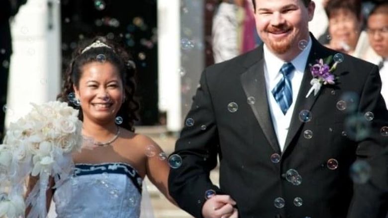 Leilani and Kevin Fox Abington wedding