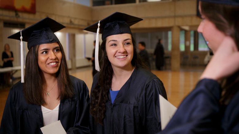 commencement two women