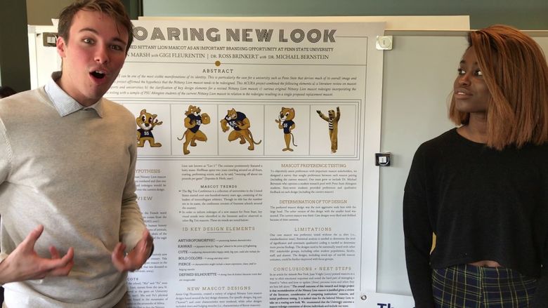 Undergraduate Research at Penn State Abington: A Roaring New Look for the Nittany Lion Mascot?