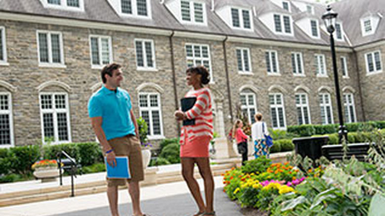 visiting students