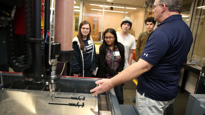 engineering lab at Great Valley