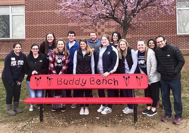 Abington education majors Buddy Bench