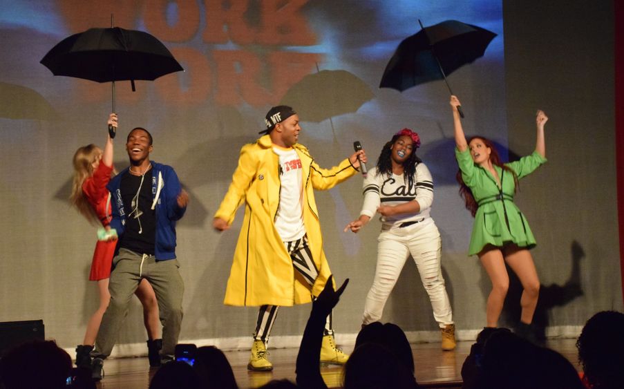 students with Todrick