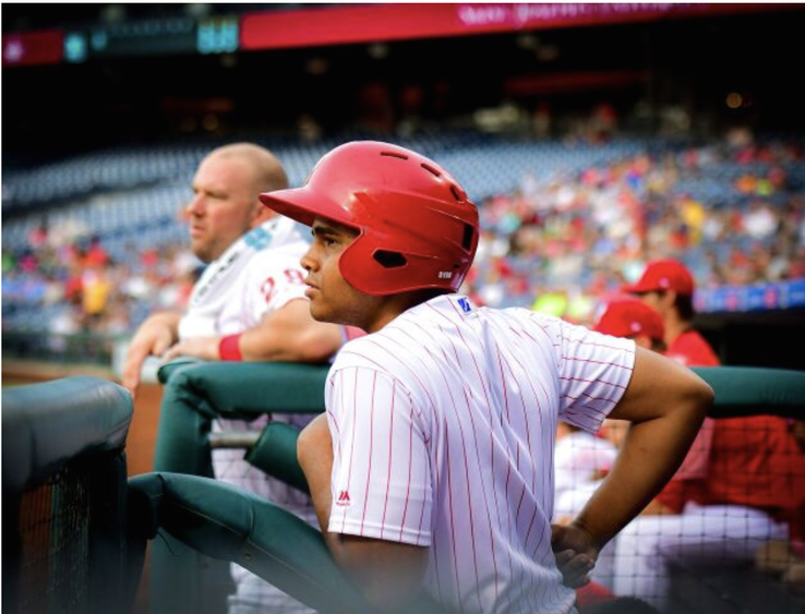 Penn State Abington Philadelphia Phillies 2017 bat boy