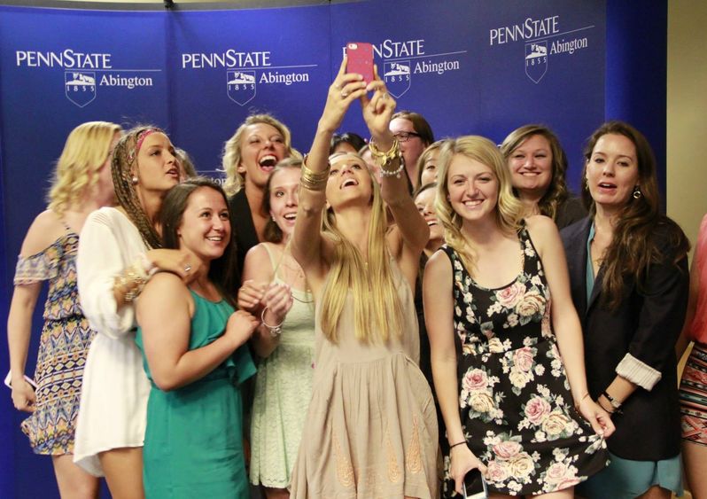 Abigton lax selfie banquet