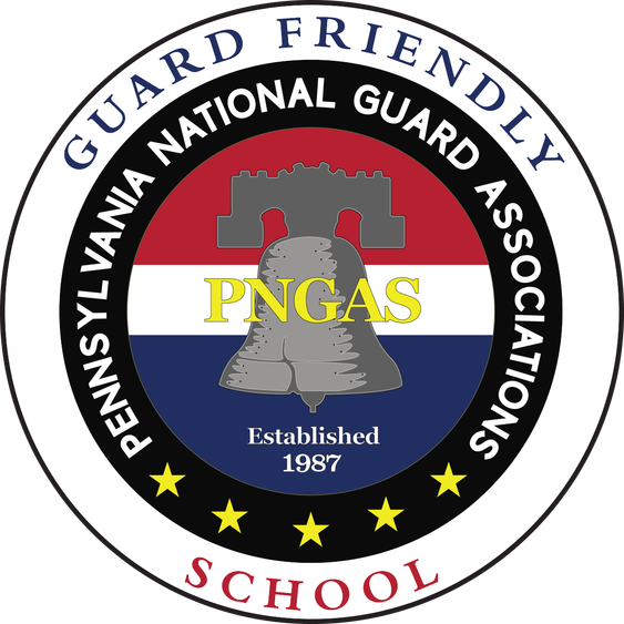 Pennsylvania National Guard Associations PNGAS Guard Friendly School Logo