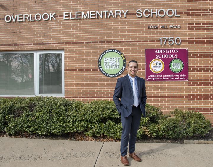 Abington education major Sam Gonzalez