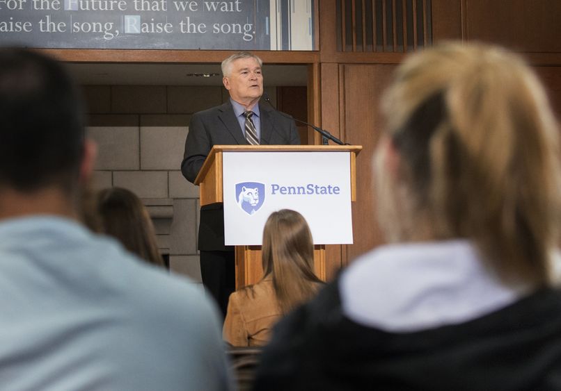 President Barron at Town Hall President Barron at Town Hall