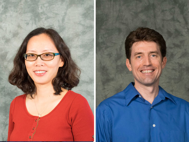 Faculty Feng Zhang and Steve Bloomer were promoted to full professor