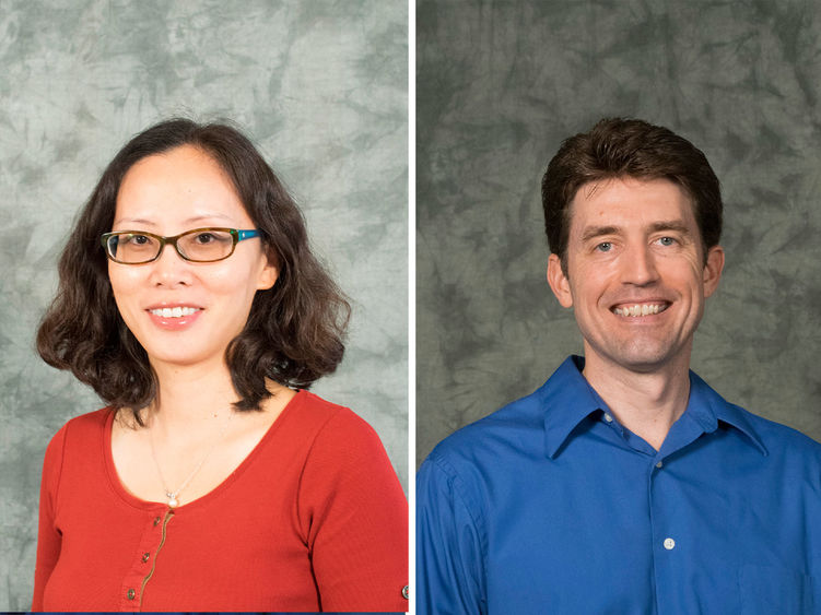 Faculty Feng Zhang and Steve Bloomer were promoted to full professor