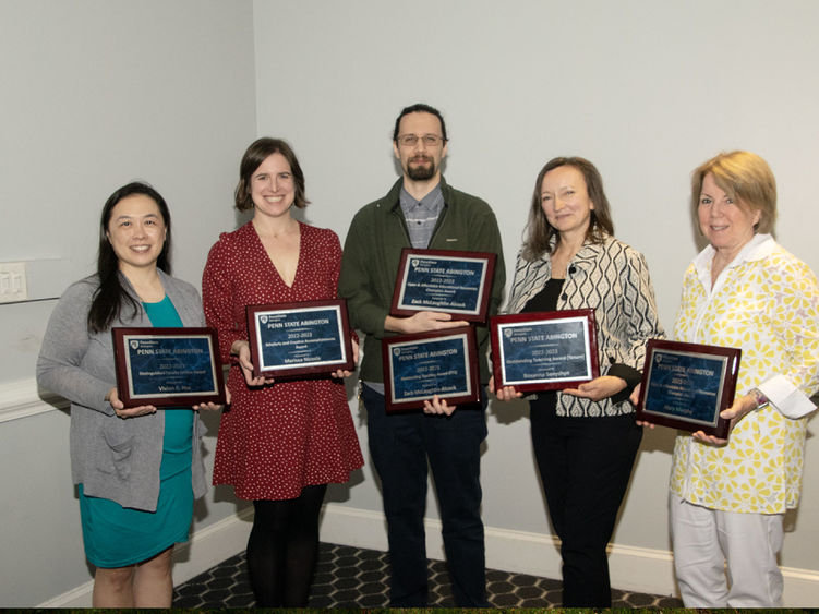 Penn State Abington faculty award winner