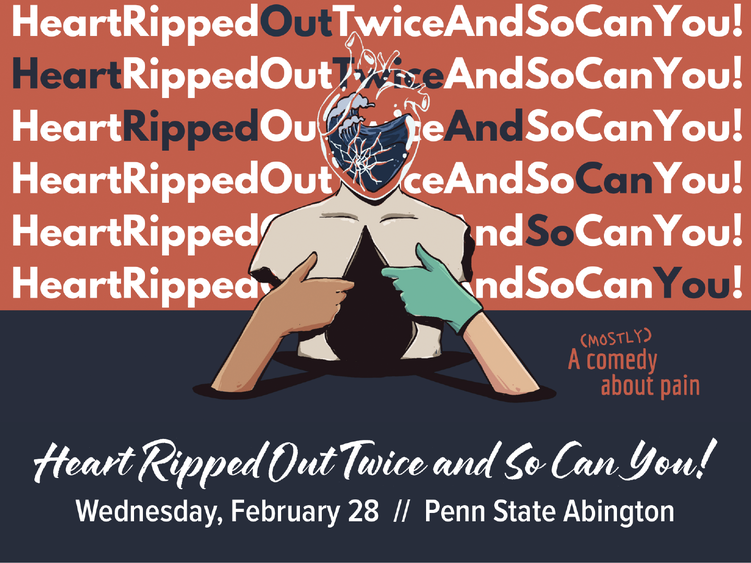 Graphic for "Heart Ripped Open Twice and So Can You!"