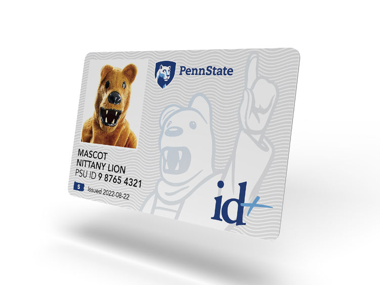 penn State id+ card 3D rendering