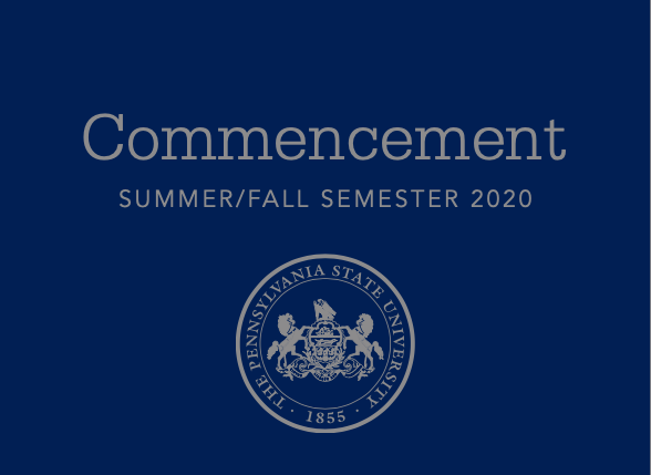 Summer/fall 2020 commencement