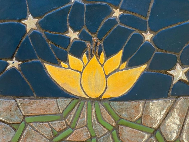 Sunflower tile