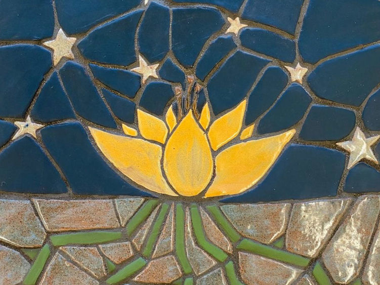 Sunflower tile